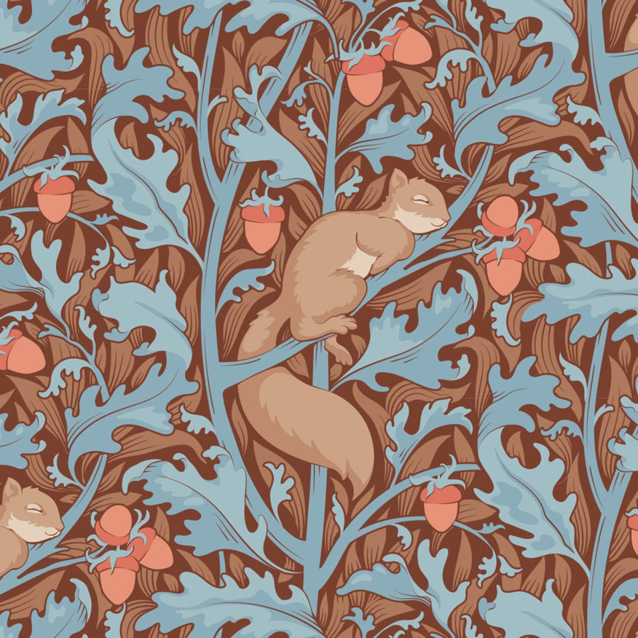 Tilda Patchwork Stoff Baumwolle - Hibernation - Squireldreams-Hazel